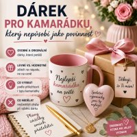 Dárek pro kamarádku, který nepůsobí jako povinnost ❤️