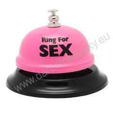 Stolní zvoneček na sex - růžový