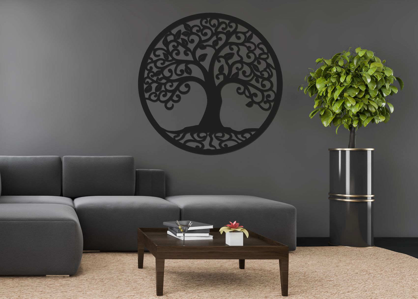 Dřevěný strom života - Royal Ornament