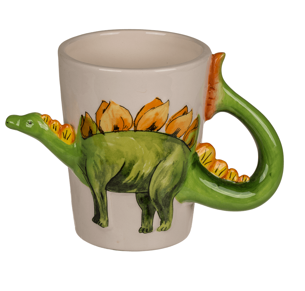 Keramický hrnek s dinosaurem - Stegosaurus