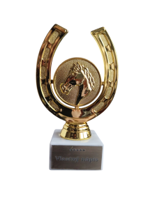 Soška Ocenění s koněm - Vlastní nápis