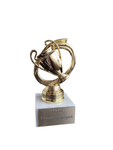 Soška Ocenění pohár - Vlastní nápis