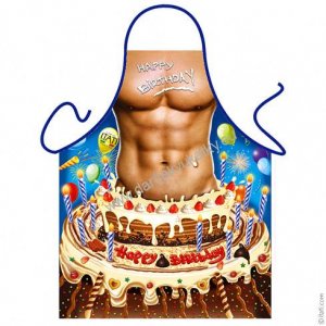 Kuchynská zástera - Happy birthday