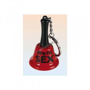 Sex zvoneček přívěsek - červený