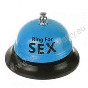 Stolní zvoneček na sex - modrý