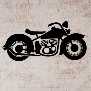 Dřevěný obraz na zeď - Motorka