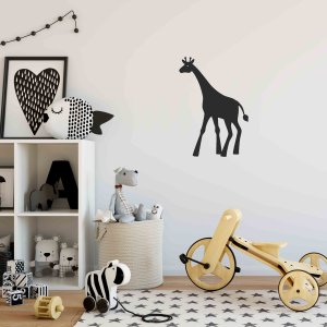 Dřevěný obraz na zeď - Žirafa