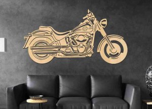Dřevěný obraz na stěnu - Chopper