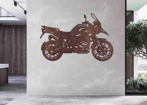 Dřevěný obraz na stěnu - Motorka