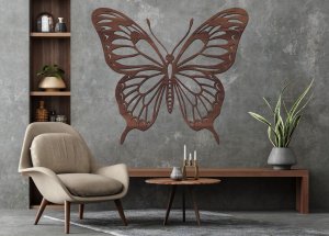 Dřevěný obraz – Elegantní motýl