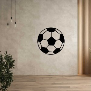 Dřevěný obraz na zeď - Fotbalový míč