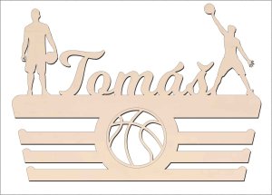 Věšák na medaile - Basketball