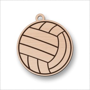 Volejbalová dřevěná klíčenka – míč