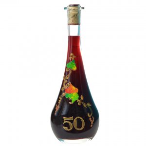Červené víno Goccia - K 50. narozeninám 0,5L