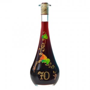 Červené víno Goccia - K 70. narozeninám 0,5L