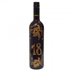 Víno červené - K 18. narozeninám 0,75L