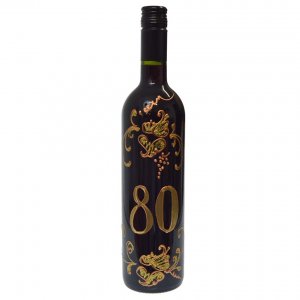 Víno červené - K 80. narozeninám 0,75L