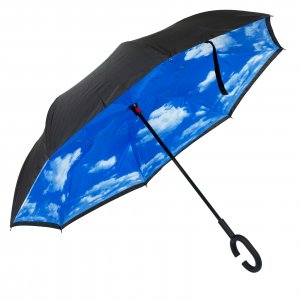 Skládací deštník nebe