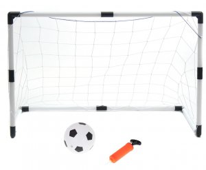 Fotbalová branka pro děti 1 ks - 42 x 62 x 28 cm + míč + pumpa