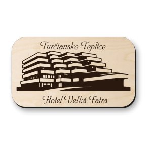 Dřevěná magnetka Turčianske Teplice - Slovenské lázně