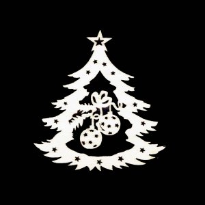Vánoční ozdoba - stromeček 6 cm
