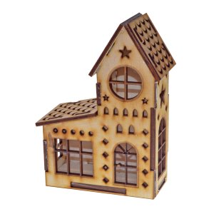 Dřevěný domeček 14,5 cm