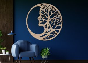 Strom života Silueta přírody