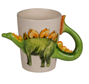 Keramický hrnek s dinosaurem - Stegosaurus