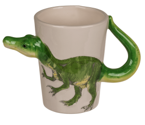 Keramický hrnek s dinosaurem - Velociraptor