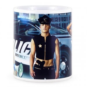 Svlékací hrnek 300 ml - Policista