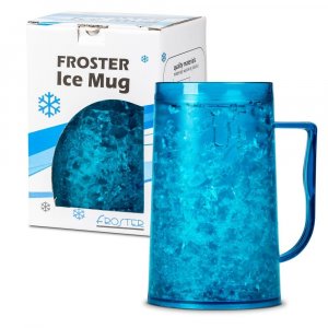Ledový pivní korbel - Modrý 500ml