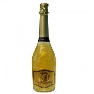 Perleťové šampaňské GHOST gold - Happy Birthday 60