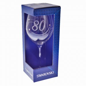 Výroční pohár na víno SWAROVSKI - K 80. narodeninám
