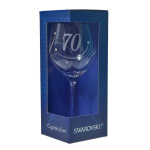 Výroční pohár na víno SWAROVSKI - K 70. narodeninám