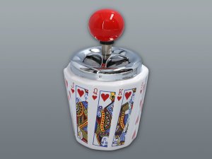 Otočný popelník – Poker
