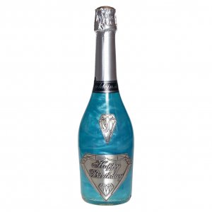 Perlové šampaňské GHOST modré - Happy Birthday 30