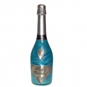 Perlové šampaňské GHOST modré - Happy Birthday 40