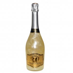 Perlové šampaňské GHOST stříbrné - Happy Birthday 30