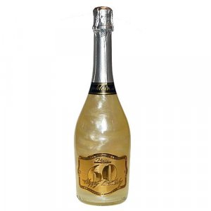 Perlové šampaňské GHOST stříbrné - Happy Birthday 60