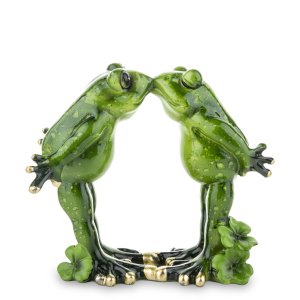 Keramické žabky – romantický polibek