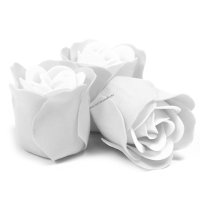 Sada 3 Mýdlových Květů - Bílá Růže