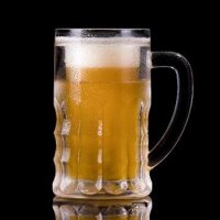 Velká chladicí pivní sklenice