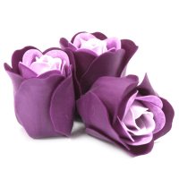 Sada 3 Mýdlových Květů - Levandulová Růže