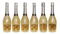 Perlové šampaňské GHOST bronzové - Happy birthday