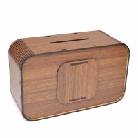 Dřevěná 3D pokladnička se jménem nebo nápisem