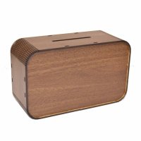 Dřevěná 3D pokladnička se jménem nebo nápisem