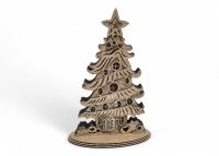 Dřevěný vánoční stromeček