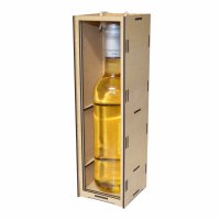 Dřevěná krabička na víno - Jelen