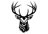 Dřevěný obraz – Hlava jelena