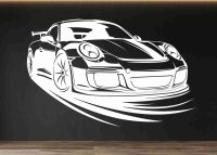 Dřevěný obraz na zeď – Porsche